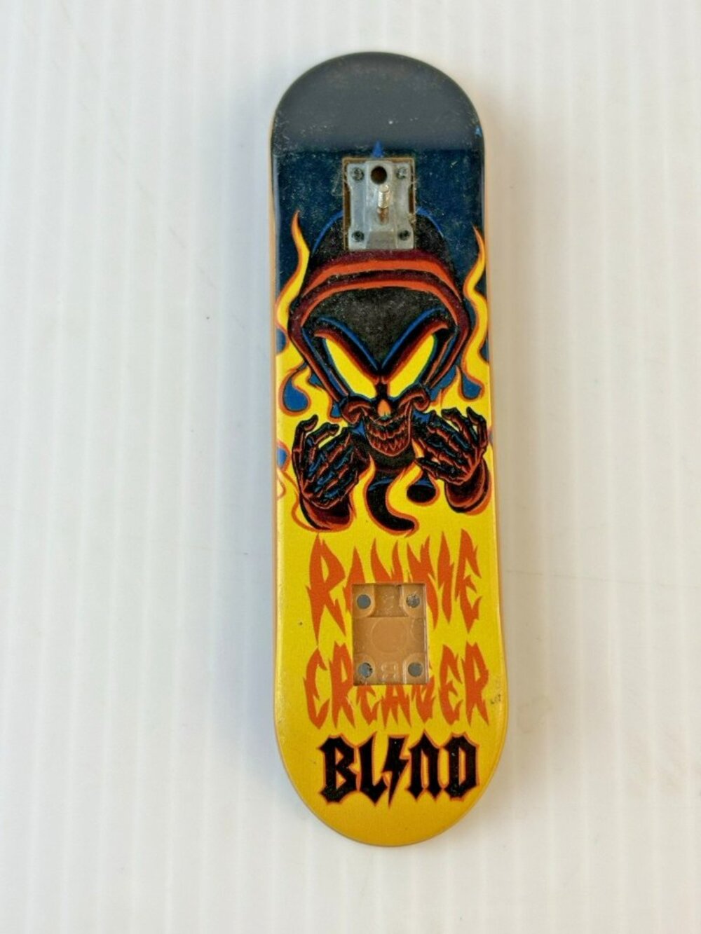 Tech Deck Blind Ronnie Creager Pro Model Classic Skull Demon Deck Only HTF VTG